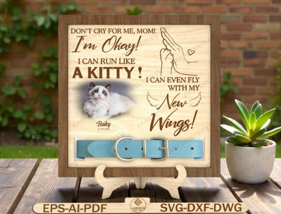 Download Pet Memorial Collar Frame Laser Cut - Premium Resources