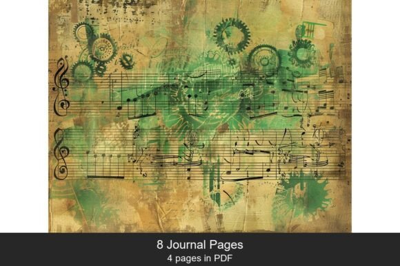 Download Vintage Music Grunge Journal Pages - Grunge journal pages Collection