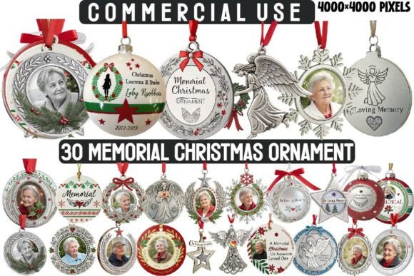 Download Memorial Christmas Ornament Bundle - Premium Resources