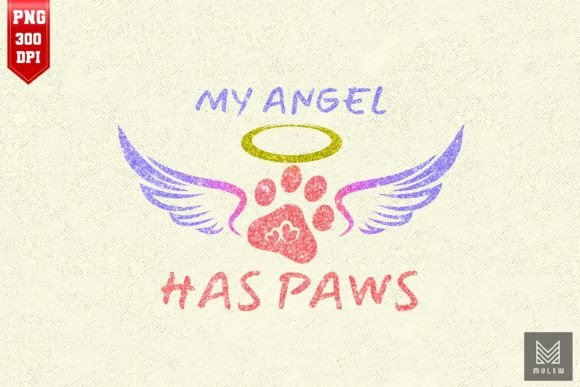 Download My Angel Has Paws Cat Memorial Gift - Memorial gift Collection