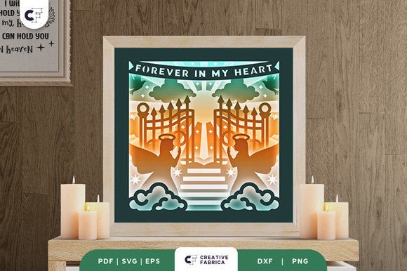 Download Memorial Gift 3D Shadow Box Paper Cut - Memorial gift Collection