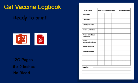 Download Cat Vaccination Logbook - Premium Resources
