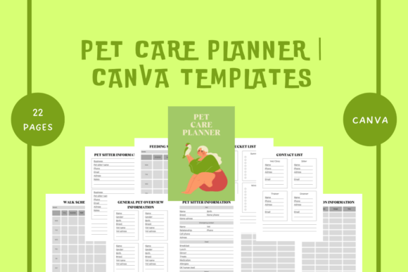 Download Pet Care Planner | Canva Template - Premium Resources